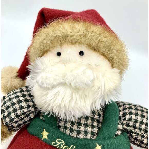 Santa Bear Plush First & Main 15" Kris Kringle Christmas Magic Stuffed Animal - Picture 2 of 9